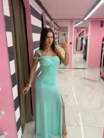 Noire Étoile Maxi Dress - Image 11