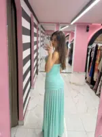 Noire Étoile Maxi Dress - Image 12