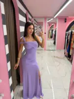 Noire Étoile Maxi Dress - Image 13