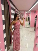 Azure Wild Maxi Dress