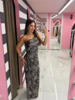 Azure Wild Maxi Dress - Image 7