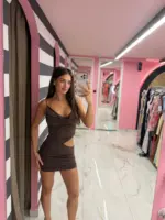 Noir Éclat mini dress - Image 3