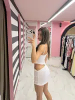 Noir Éclat mini dress - Image 6