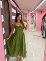 Amalfi Glow midi dress