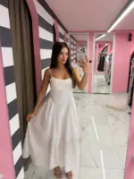 Amalfi Glow midi dress - Image 3
