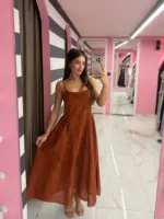 Amalfi Glow midi dress - Image 9