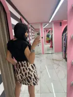 Safari wrap mini skirt - Image 2