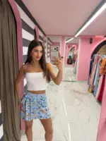 Boho sienna skirt - Image 9