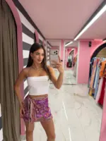 Boho sienna skirt - Image 11
