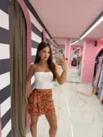 Boho sienna skirt - Image 13