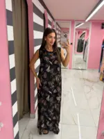 Ocean bloom maxi dress