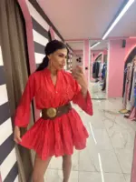 Coral Romance Dress - Image 5