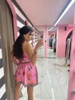 Santorini Sunset Dress - Image 4