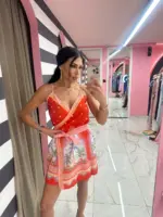 Santorini Sunset Dress - Image 5