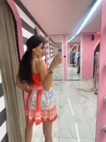 Santorini Sunset Dress - Image 6