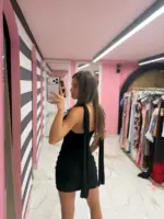 Noir muse mini dress - Image 7