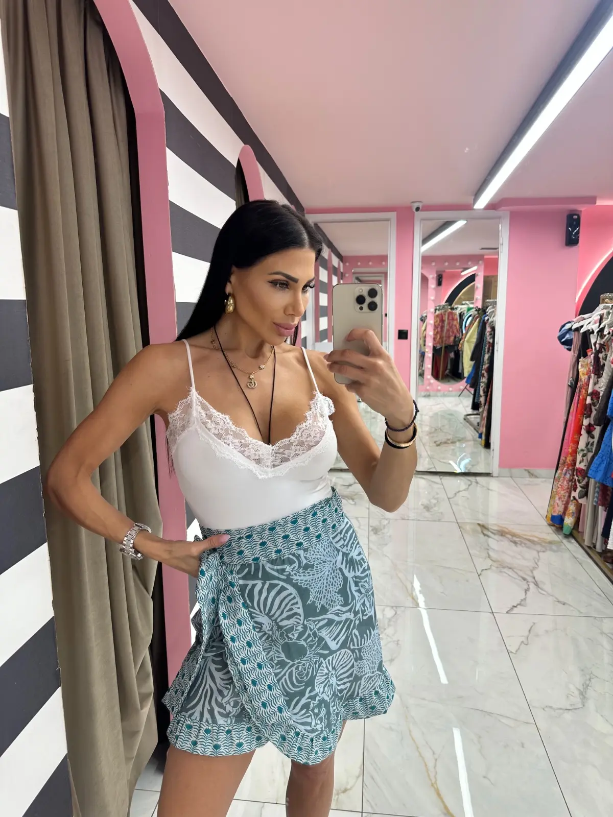 img_6a721155f24974.26213927 Sea Breeze Wrap Skirt - Image 1