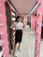 Mocha Wrap Skirt