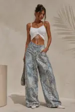 Python Chic Jeans