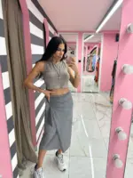 Azure Cotton skirt - Image 5