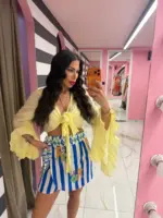 Capri Print Skirt