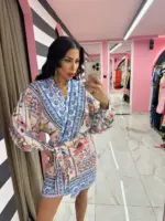 Santorini Bloom Dress