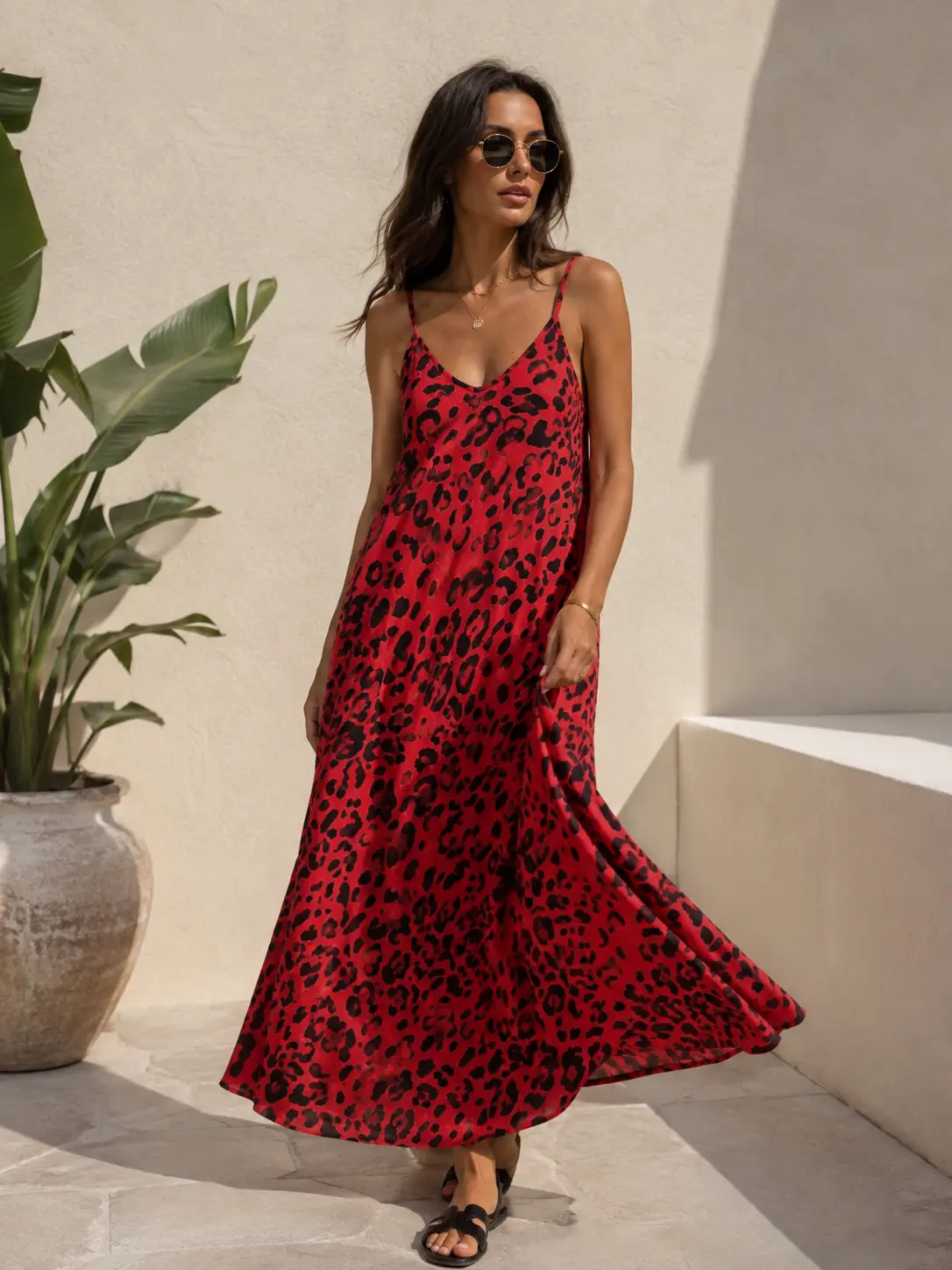 img_6a7b456df1d215.46950703 Red Wild Maxi Dress - Image 1
