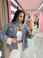Kyoto Jewel Denim Jacket - Image 2