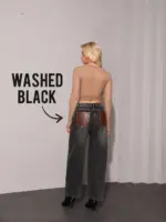 Rodeo Leather Pocket Jeans - Image 2