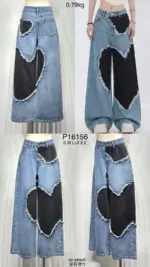 Rebel Heart Wide Leg Jeans - Image 4