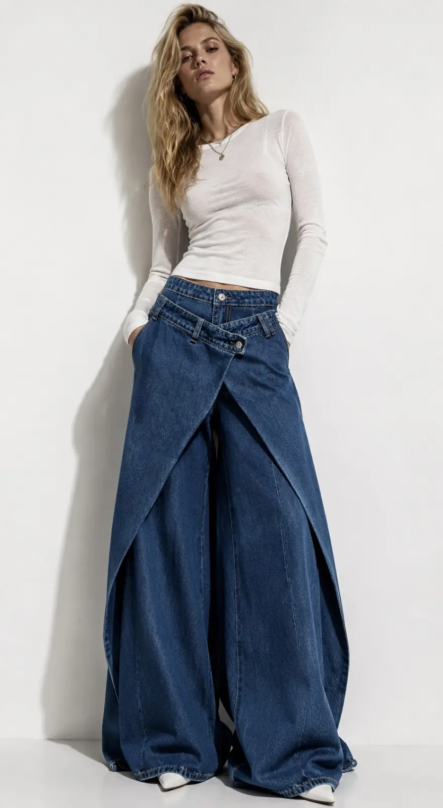 img_6a7f4438cacfa1.55253505 Urban Layer Wide Leg Jeans - Image 1