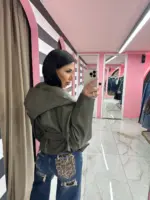 Leather Belt Jacket - Image 2