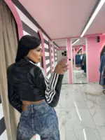 Rebel Stripe Croco Jacket - Image 2