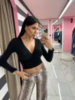 Soft Pink Wrap Top - Image 2