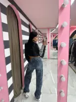 Baroque Print Wide Leg Jean - Image 2