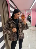 Wild Leopard Hood Jacket