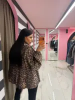Wild Leopard Hood Jacket - Image 2