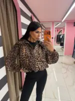 Wild Leopard Hood Jacket - Image 3