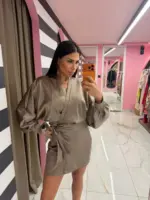 Elegant Wrap Dress - Image 4