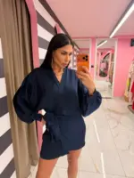 Elegant Wrap Dress - Image 6