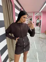 Tweed Mini Skirt - Image 5