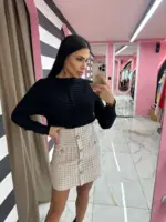 Tweed Mini Skirt - Image 7