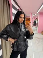 Croco Effect Jacket