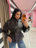 Croco Effect Jacket - Image 9
