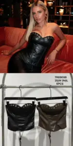 Leather corset top - Image 3