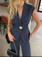 Pinstripe Tailored Set - Image 5