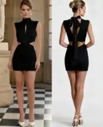Cut Out Mini Dress - Image 2