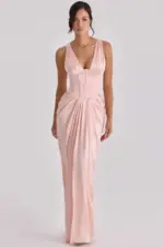 Satin Muse Maxi Dress - Image 5