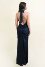 Elegant Drape Maxi Dress - Image 5