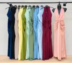 Elegant Drape Maxi Dress - Image 6